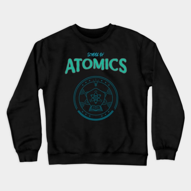 school of atmoics Crewneck Sweatshirt by BB Funny Store